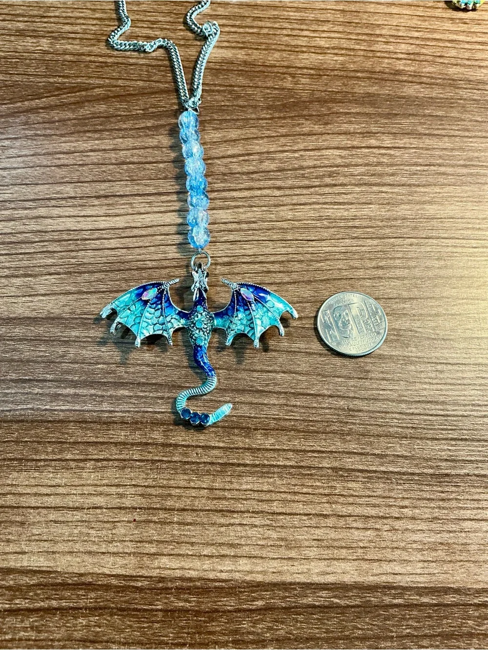 🆕 Fire Breathing Dragon Pendant Necklace